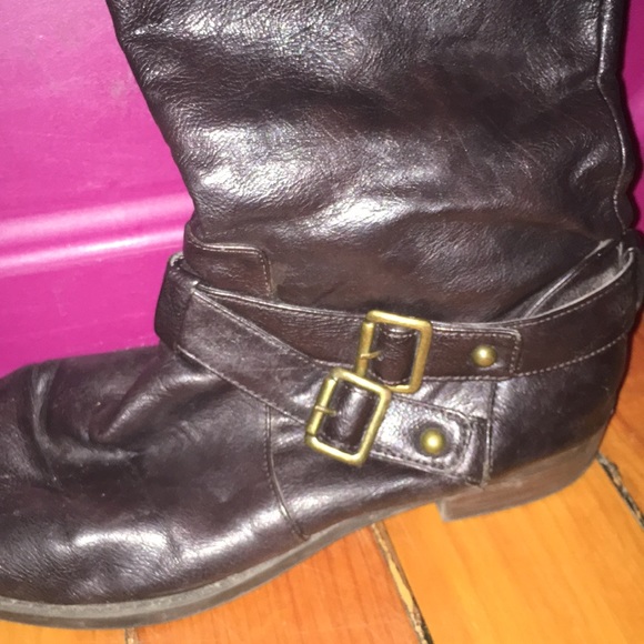 Brown riding boots - Picture 2 of 3
